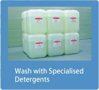 Wash with Specialised Detergents